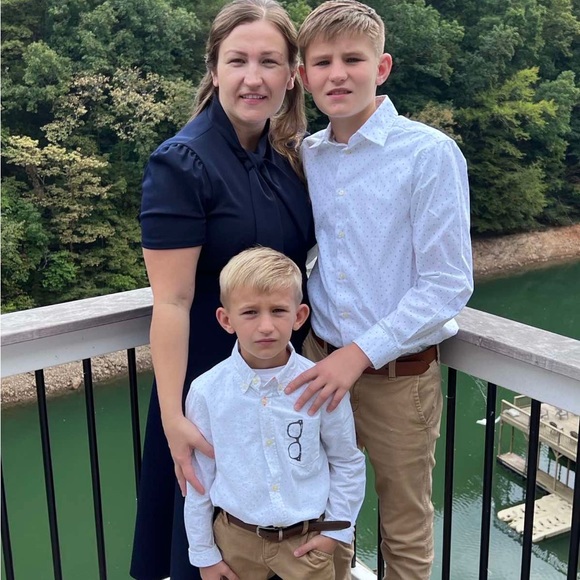 Boys Cotton white bottom up Dress shirt size 14 - Picture 5 of 5